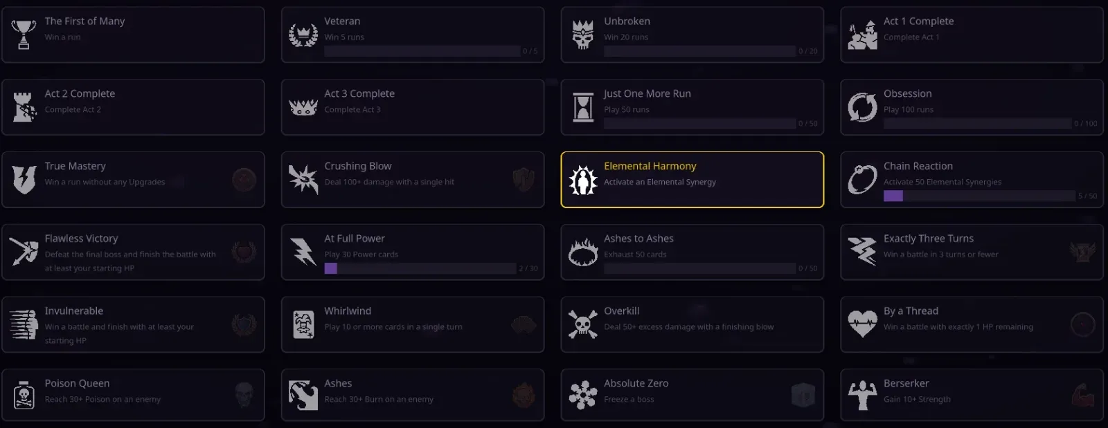 Soul Strip achievements: battle, collection, progress and secret goals