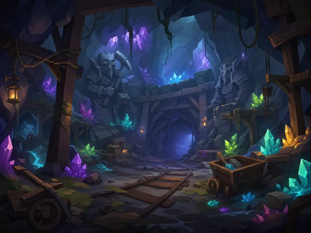 Crystal Mines — one of the Alhimos locations