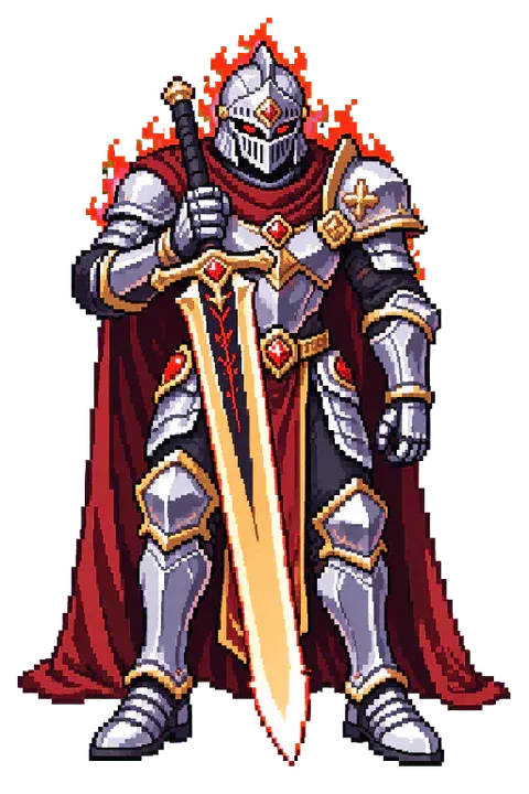Cursed Paladin — Soul Strip Enemies