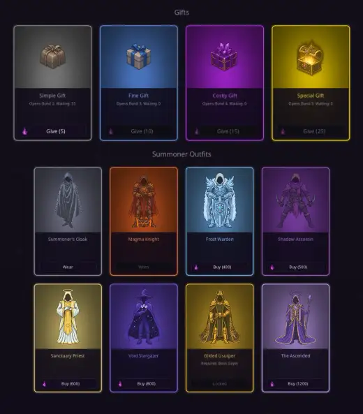 Soul shop: spending between runs