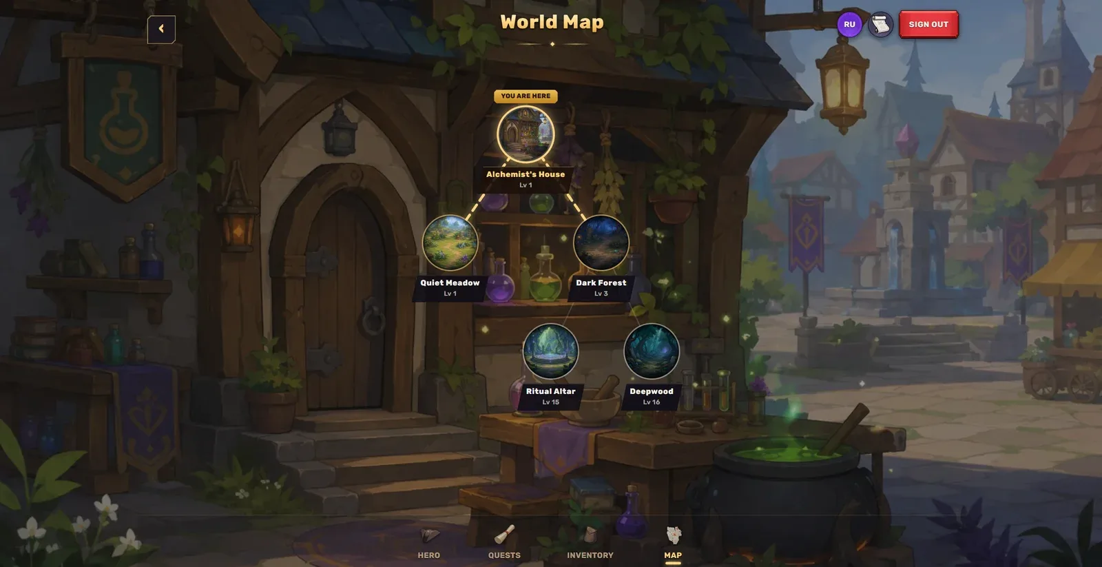 Alhimos world map